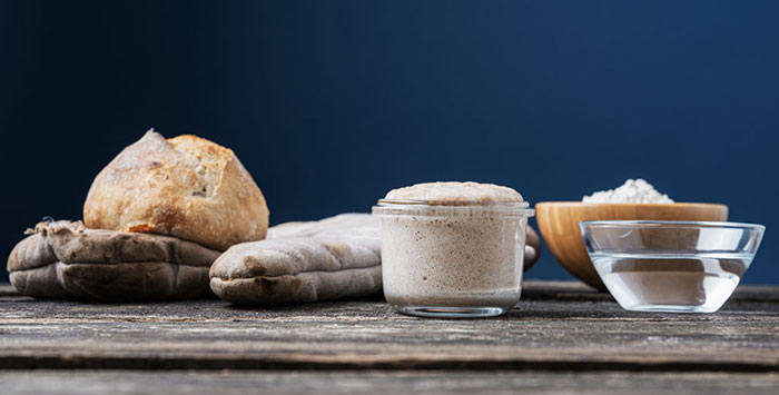 Ingrediente pentru pâinea cu maia